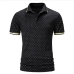1Polka Dots Short Sleeve Mens Polo Shirts