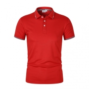 Simple Pure Color Male Polo Shirts