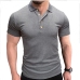 21Summer Button Design Short Sleeve Polo Shirts