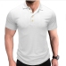 23Summer Button Design Short Sleeve Polo Shirts