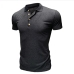 4Summer Button Design Short Sleeve Polo Shirts