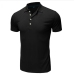 10Summer Button Design Short Sleeve Polo Shirts