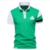 5Summer Contrast Color Polo T Shirts For Men