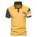 6Summer Contrast Color Polo T Shirts For Men