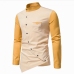 6 New Contrast Color Design Long Sleeve Shirts