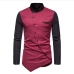 8 New Contrast Color Design Long Sleeve Shirts