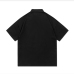 3 Printing Black Casual Short Sleeve Shirts For Men