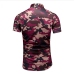 16 Summer Camouflage Print Short Sleeve Design Shirts
