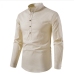 12Chic Solid Stand Collar Long Sleeve Shirts