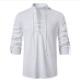 8Chinese Style Men Stand Neck Shirts