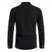 14Chinese Style Solid Oblique Buckle Long Sleeve Shirt