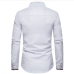 14Contrast Color Single Button Shirts For Men