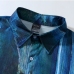 4Graphic Printed Summer Blue Shirt For Men