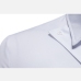 3Irregular Design Polo Collar Long Sleeve Shirts