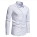 9Irregular Design Polo Collar Long Sleeve Shirts