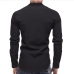 9Korean Style Solid Stand Collar Design Shirts