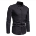 6New Design Irregular Polo Collar Mens Shirt