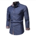 14New Floral Denim Single Button Shirts For Men