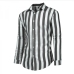 7Street Contrast Color Striped Long Sleeve Shirts