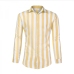1Street Contrast Color Striped Long Sleeve Shirts