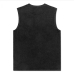 3Letter Printed Crew Neck Sleeveless Casual Tank Tops