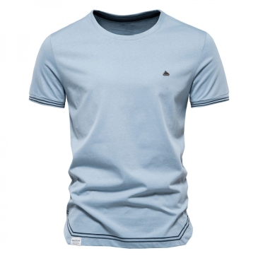 Casual Short Sleeve Cotton T Shirts For Men