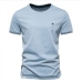 1Casual Short Sleeve Cotton T Shirts For Men