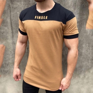 Casual Workout Crew Neck Men Tees For Summer