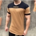 1Casual Workout Crew Neck Men Tees For Summer
