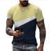 7Colour Blocking Short Sleeve T Shirts For Men