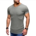 21Fitness V Neck Short Sleeve Design T Shirt 