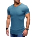 22Fitness V Neck Short Sleeve Design T Shirt 