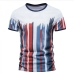 1Leisure Cotton Striped Printed T-Shirts For Men
