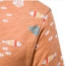 4Leisure Fish Pattern Crew Neck Tee For Man