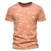 1Leisure Fish Pattern Crew Neck Tee For Man