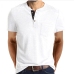7Loose Button Up Short Sleeve T Shirt Men