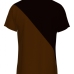 5Men Casual Brown Short Sleeve T-Shirt