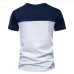 3Outdoor Contrast Color Striped Design T Shirt 