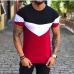 3Pullover Color Blocking Summer Tees For Men