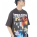1Punk Style Graphic Printed Summer Loose Men Tees