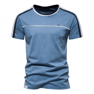 Sporty Casual Short Sleeve Round Neck T Shirt