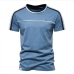 1Sporty Casual Short Sleeve Round Neck T Shirt
