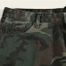 6Plus Size Hole Camouflage Denim Short Pants