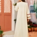 5 Ethnic Style Embroidery Long Sleeve Maxi Dress