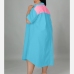 1 Fashion Contrast Color Puls Size Dress
