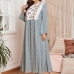 4 Leisure Time Patchwork Printing Plus Size Dress
