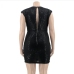 8Glitter Sleeveless Bodycon Plus Size Sequin Dress