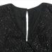 9Glitter Sleeveless Bodycon Plus Size Sequin Dress