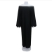 18Plus Size Solid Loose Long Sleeve Maxi Dress