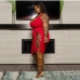 3Sexy Hollow Out Club Plus Size Sleeveless Dress